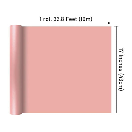 NESCCI Pink Matte Wrapping Paper,Solid Color Pearly-Lustre Paper-3 Roll,17 Inches X 32.8 Feet Per roll.Gift Wrapping Paper,Perfect for Wedding,Valentine's Day,Birthday, Christmas,Baby Shower.