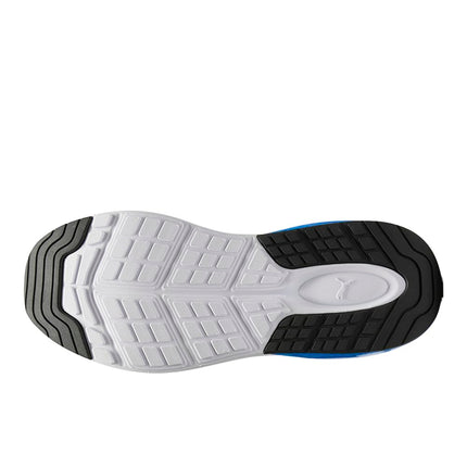 Puma Men's Amplifier Sneaker, Wide-Cool Dark Gray-Electric Lime-Puma Black-Puma Team Royal, 11 Wide