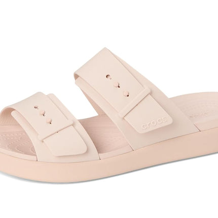 Crocs Women Sandal,Brooklyn Buckle Low,Quartz,3 UK Women