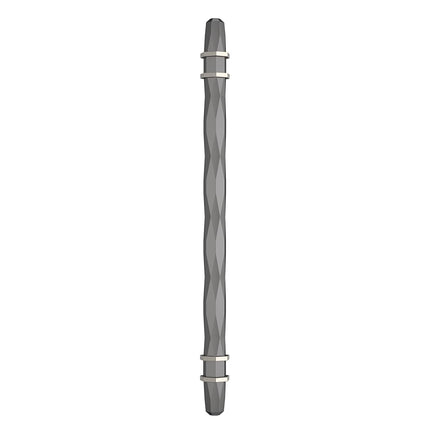 Amerock BP36663BCRG10 London Cabinet Pull, 8 in. Center-to-Center, Black Chrome/Satin Nickel