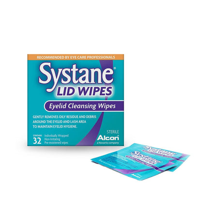 Systane Lid Wipes - Eyelid Cleansing Wipes - Steri