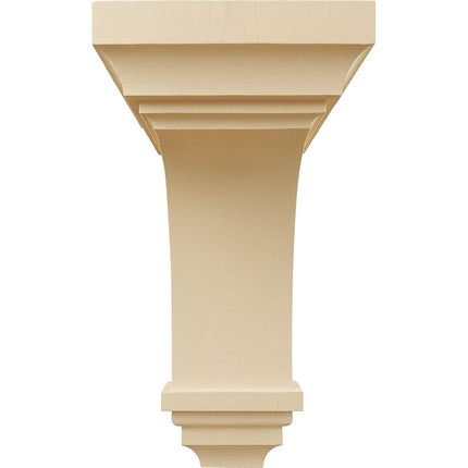 Ekena CORW07X07X14JEMA 7-Inch Width x 7 3/4-Inch Depth x 14-Inch Height Jumbo Jefferson Wood Corbel - Maple