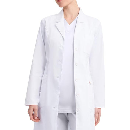 Dickies womensEds Professional Whites 37" Lab CoatEds Professional Whites 37" Lab Coat Medical Lab Coat - White - Medium