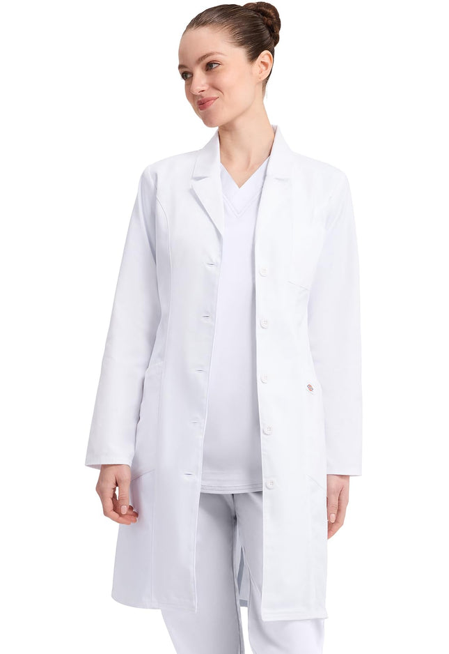 Dickies womensEds Professional Whites 37" Lab Coat