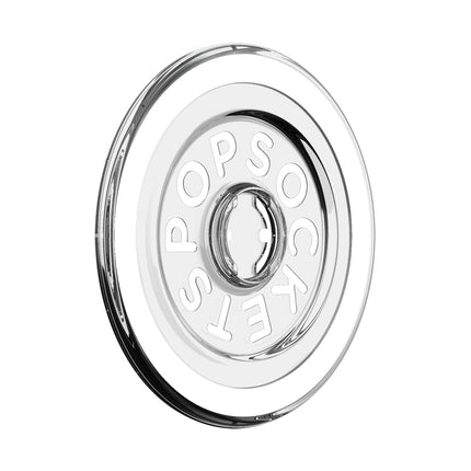 PopSockets MagSafe Grip Base – Works with Swappable PopSockets Tops (Top Sold Separately), Magnetic Base, for iPhone MagSafe Cases & Phones - Clear