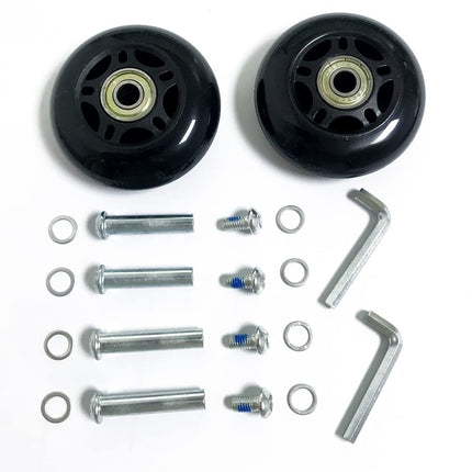 LOTOWELZON Luggage Suitcase Wheels Replacement Inline OD90xW24mm/3.54x0.94"