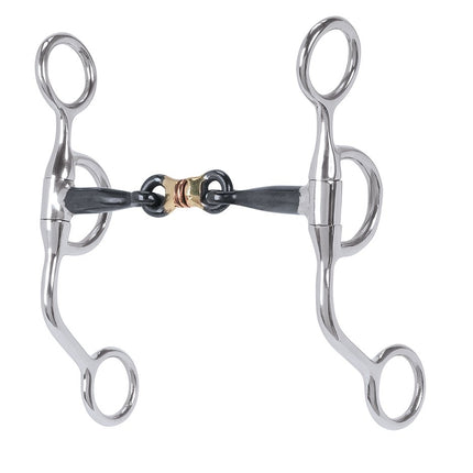 Weaver Leather Professional Argentine Bit Features 5-Inch Sweet Iron 3-Piece Mouth