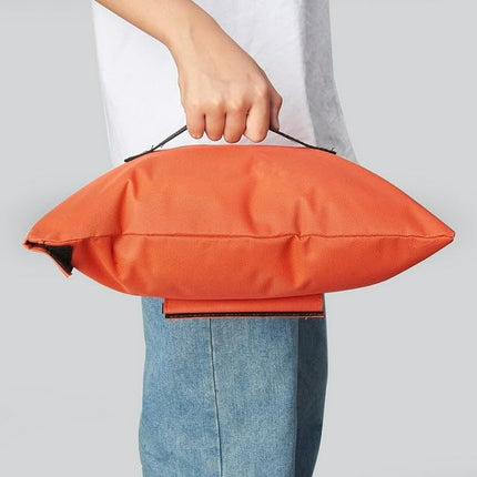 MOPHOEXII Sports Net Sandbags,All Sport Sandbags for Baseball Nets, Soccer Goals, Golf Nets, Football Nets, Hockey Nets,Weighted Anchor Bags-Orange 8 Pack
