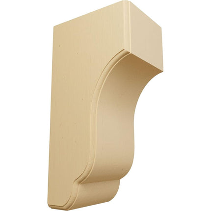 Ekena COR05X07X14CPAL 5 3/4-Inch Width x 7-Inch Depth x 14-Inch Height Capistrano Mission Corbel - Alder