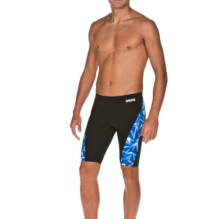 ARENA Men's Spider Panel Jammer F, Shattered Glass Royal, 22