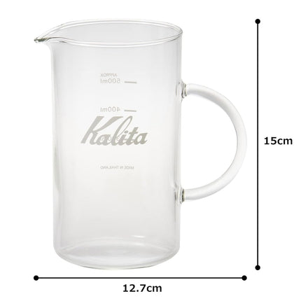 Kalita Jug 500 Mug, Server, Clear