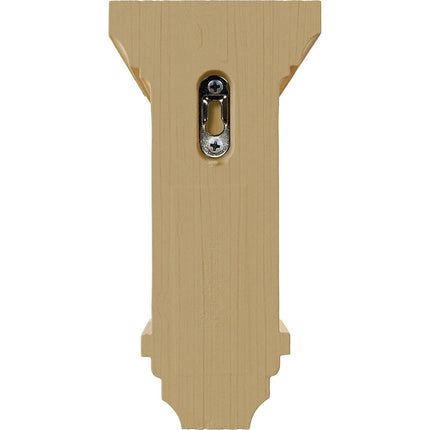 Ekena CORW04X04X08JEAL 4-Inch Width x 4 3/4-Inch Depth x 8-Inch Height Small Jefferson Wood Corbel - Alder