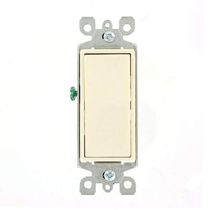 Leviton Decora Rocker 3-Way AC Quiet Switch, 15 Am