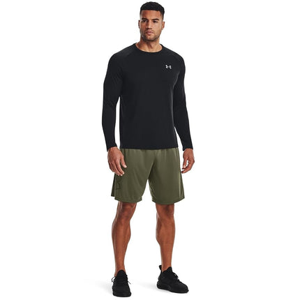 Under Armour UA TECH Graphic Short - Shorts - Bottoms - Marine OD Green/Black - Size: XXL