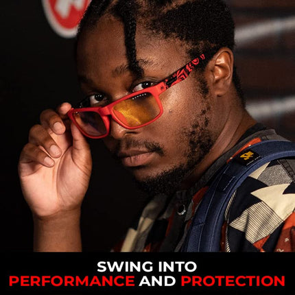 GUNNAR - Spider-Man: Miles Morales Edition Gaming and Computer Glasses - Blocks 65% Blue Light - Enigma, Amber Tint