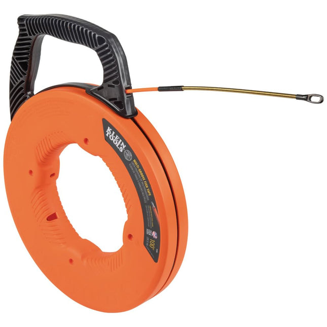 Fish Tape, Multi-Groove Fiberglass Wire Puller wit