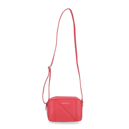 Nautica Women's Candid Camera Adjustable Crossbody, Bright Red, One Size
