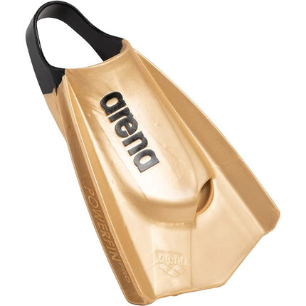 Arena Unisex Adult 50th Anniversary Powerfin Pro II Training Fins for Swimming Silicone Short Blade Open Heel Left/Right Custom Design, Size 4.5-5.5