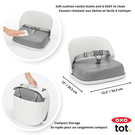 OXO Tot Perch Booster Seat with Straps (Taupe)