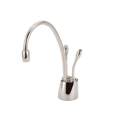 InSinkErator F-HC1100PN Mitigeur distributeur d'eau chaude et froide contemporain Indulge, nickel poli