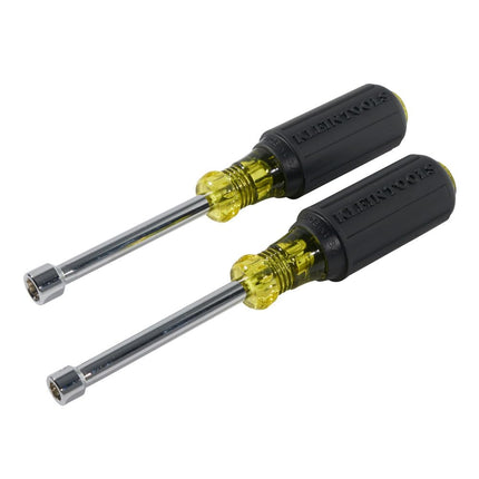 Klein Tools 630M 3" Hollow Shank Magnetic Tip Nut Driver Set (2 Pieces)