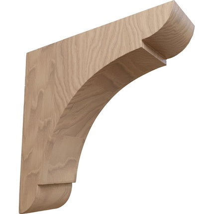 Ekena BKTW01X06X06OLGM 1 3/4-Inch Width x 6-Inch Depth x 6-Inch Height Small Olympic Wood Bracket - Mahogany
