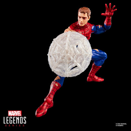 Marvel Legends Series Magic: The Gathering Battle-Damaged Spider-Man, 6-Inch Action Figure Toy Plus Exclusive Foil Collectible Card Game Trading Card