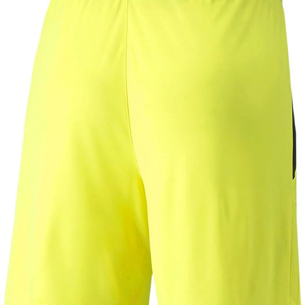 Puma - Mens Teamliga Shorts, Color Fluo Yellow/Puma Black, Size: Large