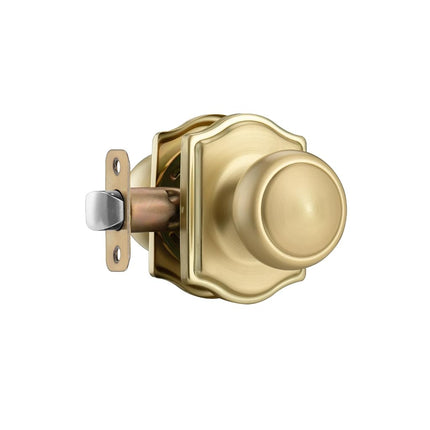 NCSEN Gold Door Knobs with Camelot Trim,Interior D