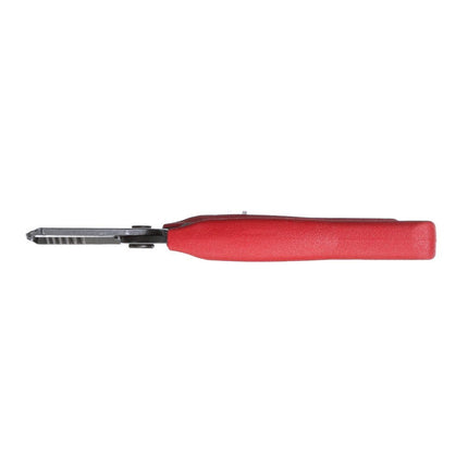 Klein Tools 11046 Wire Stripper, Wire Cutter for 16-26 AWG Stranded Wire, Compact Nose with Precision-Ground Stripping Holes, Made in USA
