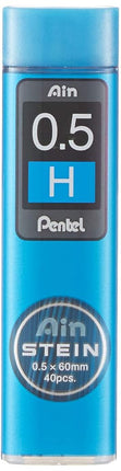 Pentel C275-H AIN STEIN Pencil Lead 0.5 mm, Hardness H 40 Leads