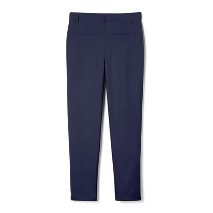 French Toast Boys' Slim Fit Taper Leg Stretch Performance Pant, Navy, 7