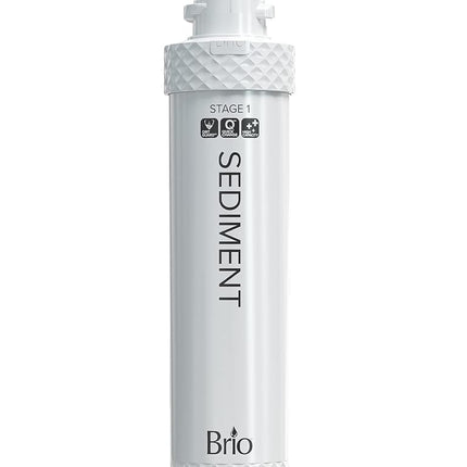 Brio NFMPP5M Water Filter, Polypropylene, White