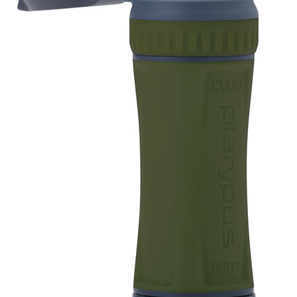 Platypus Quickdraw Ultralight Backpacking Water Filter, Green