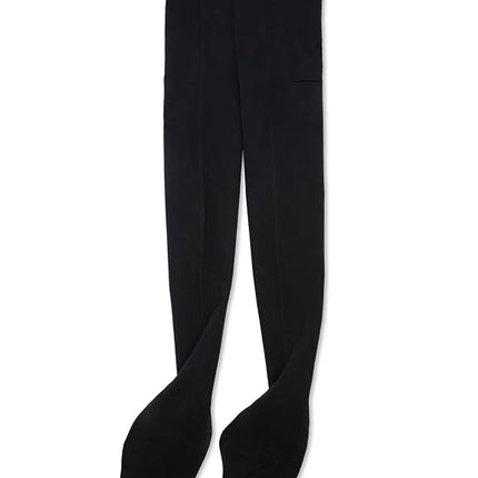 Capezio Knit Footed Dance Tights for Men with Back Seam, Opaque Mens Tights for Ballet, Dancing, Contemporary, Costume, MT11, Black, Adults XXL