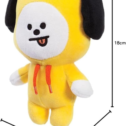 AURORA BT21 Official Merchandise, CHIMMY Soft Toy, Small, Yellow