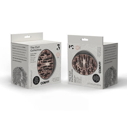 Conair The Curl Collective Curly Hair Diffuser, Works Exclusively with The Curl Collective Hair Dryer (sold separately)