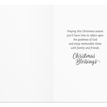 DaySpring - Black and White Christmas Classics - 60 Bulk Christmas Boxed Cards and Envelopes (U1347)