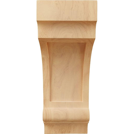 Ekena CORW06X07X14DIRO 5 1/2-Inch Width x 7-Inch Depth x 14-Inch Height Diane Recessed Wood Corbel - Red Oak