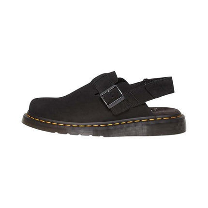 Dr. Martens Men's Jorge Ii Leather Slingback MulesMule, Black Eh Suede, 5 UK