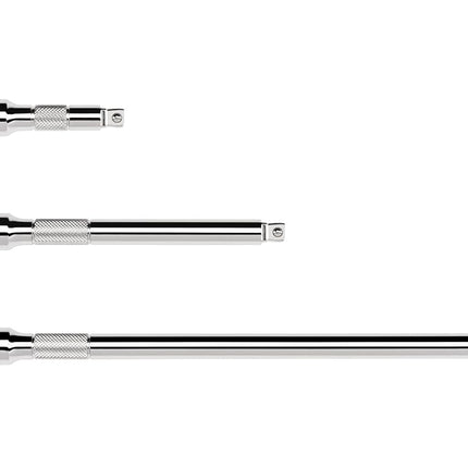 TEKTON 3/8 Inch Drive Wobble Extension Set, 3-Piece (3, 6, 10 in.) | SHA91014
