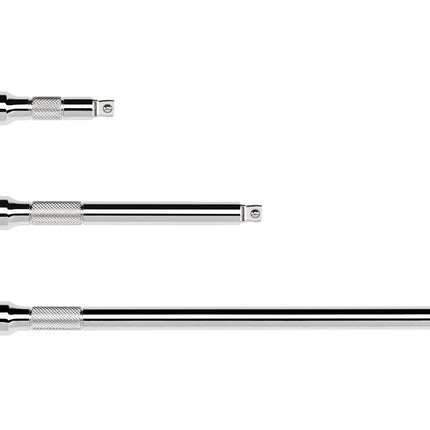 TEKTON 3/8 Inch Drive Wobble Extension Set, 3-Piece (3, 6, 10 in.) | SHA91014