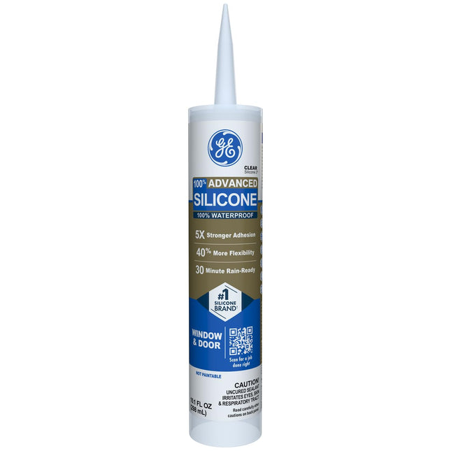 GE Advanced Silicone Caulk for Window & Door - 100