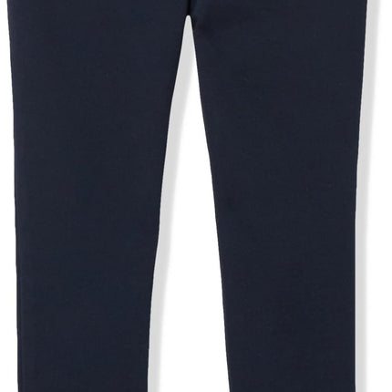 Nautica Girls' School Uniform Twill Skinny Pants, 