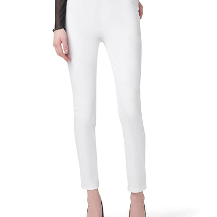 HUE Women's Ultra Soft High Waist Denim Leggings Pants, White, XS