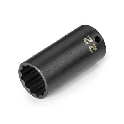 TEKTON 3/8 Inch Drive x 22 mm Deep 12-Point Impact
