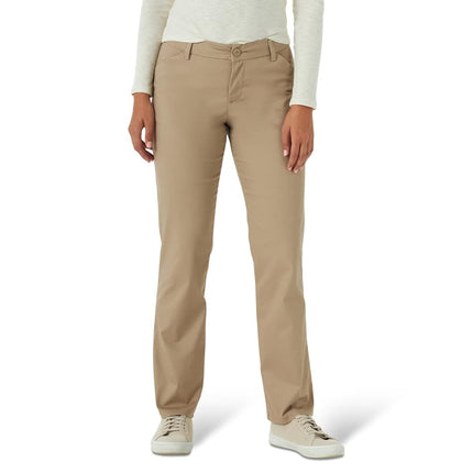 Lee Women's Wrinkle Free Relaxed Fit Straight Leg 