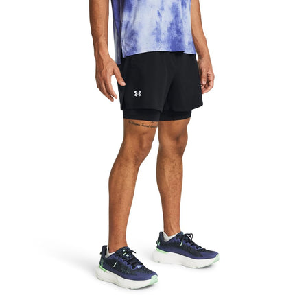 Under Armour Men's Launch 5'' 2-in-1 Short Pants Black