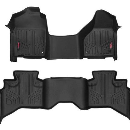 Alfombrillas Rough Country para Ram 1500 2012-2018 | Cabina Cuádruple - M-31312 Negras