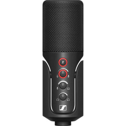Sennheiser Profile USB Condenser Microphone with Desktop Stand Bundle with Kellards Pop Filter and 5-Pack Cleaning Wipes